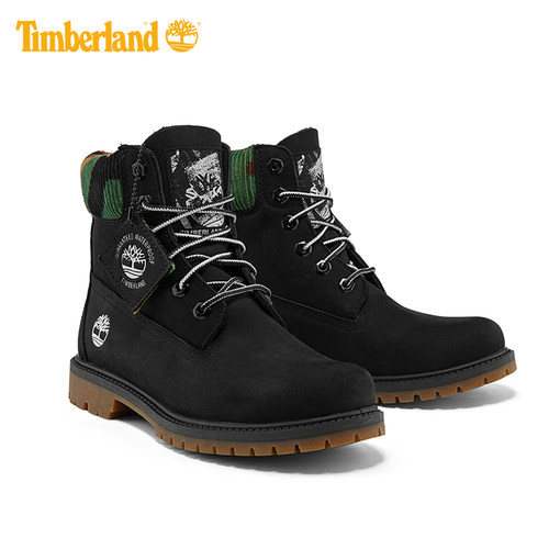 Timberland添柏岚踢不烂女鞋春季新款马丁靴户外休闲高帮鞋A2M7T-图0