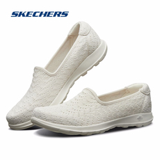 Энергичный обувь 斯凯奇女士通勤鞋2022春季新款运动鞋杏色一脚穿休闲鞋透气健步鞋