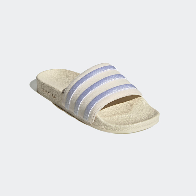 阿迪达斯三叶草男鞋女鞋夏季新款运动拖鞋一字拖外穿沙滩鞋GZ3751 - 图1