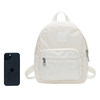 Adidas small backpack women's bag spring new white school bag casual backpack sports bag KE4017