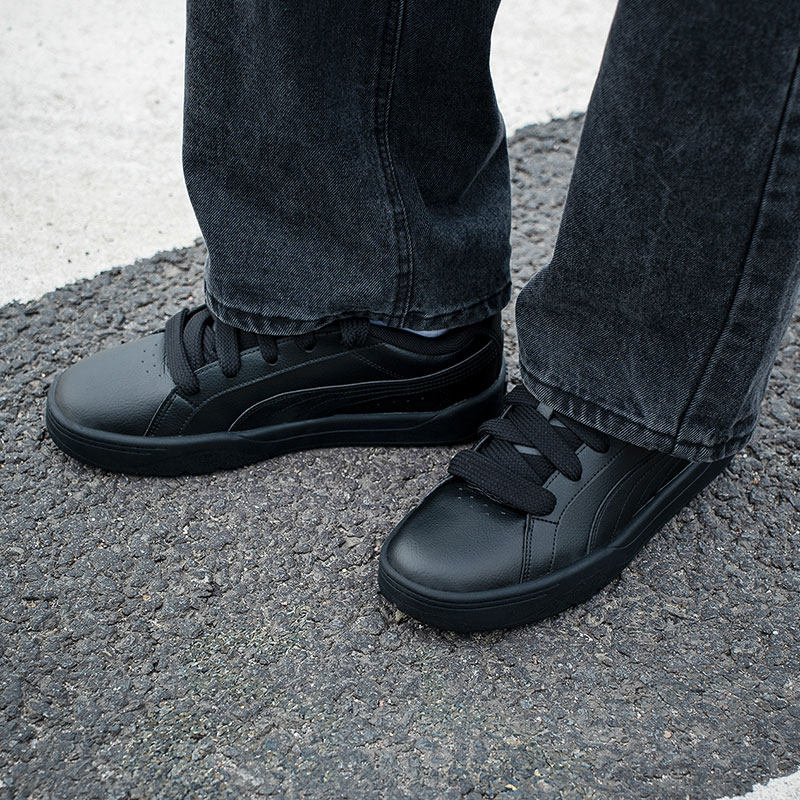 彪马板鞋男鞋女鞋2026春季皮面黑武士面包鞋情侣休闲运动鞋400496,淘宝优惠券,粉丝福利购,淘宝优惠卷