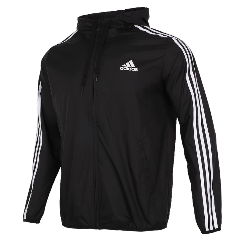 Мужская осенняя куртка Adidas, спортивный костюм с капюшоном, ветроустойчивое тонкое trench coat