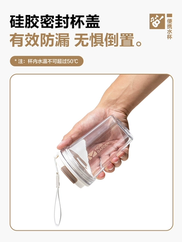 MU Gao Flute Camping Portable Tritan Cup Travel Plastic Platfect Coffee Cufe Cufe Cupe Cupe