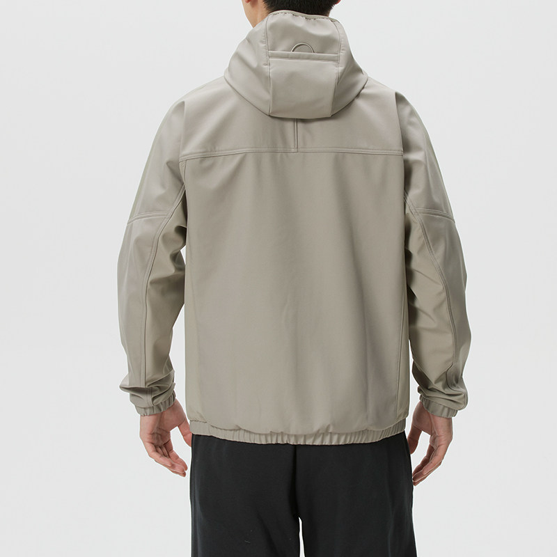 ~阿迪达斯男装 2026春季新款运动服梭织训练健身连帽夹克宽松外套,淘宝优惠券,粉丝福利购,淘宝优惠卷