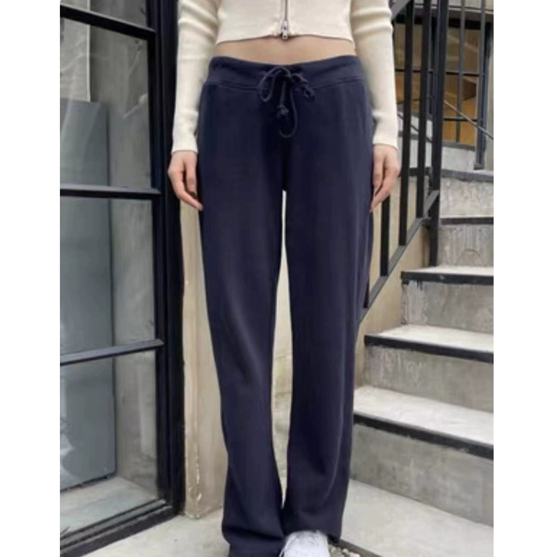 Brandy BM美式Rosa Sweatpants毛圈休闲运动裤bm纯棉百搭直筒裤女 - 图0
