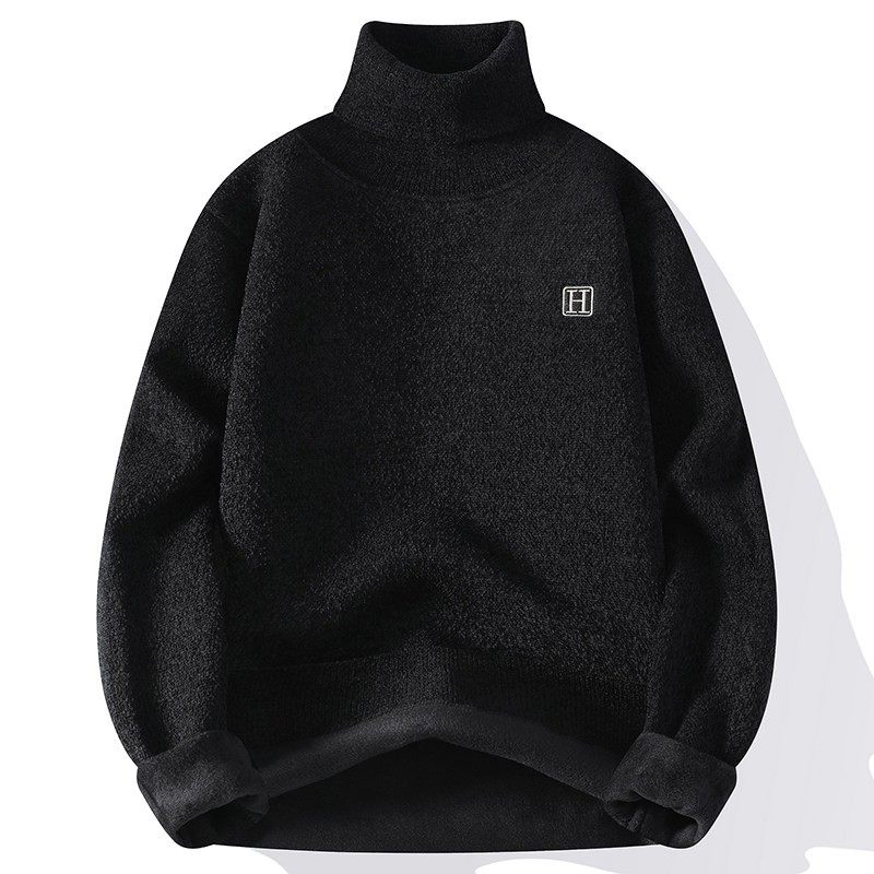 高领一体绒毛衣男士冬季潮牌加厚保暖内搭打底针织衫男款冬装线衣,淘宝优惠券,粉丝福利购,淘宝优惠卷