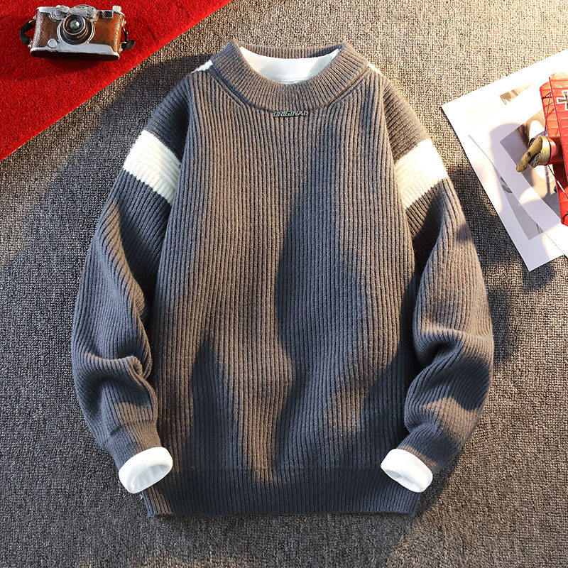 红色毛衣男冬季加厚保暖针织衫青少年学生本命年内搭打底衫毛线衣,淘宝优惠券,粉丝福利购,淘宝优惠卷