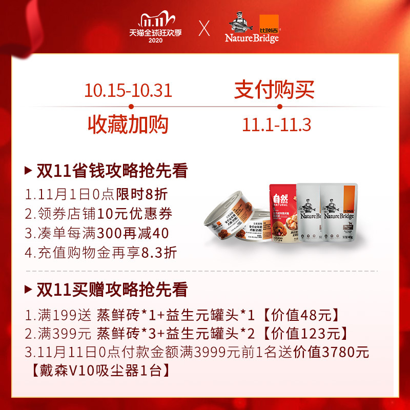 比瑞吉 狗粮 美毛成犬幼犬狗粮冻干肉六种肉小型犬通用型 狗粮2kg优惠券