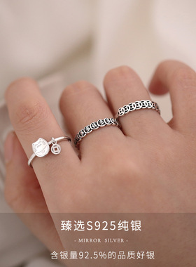 复古款风ins小众设计尾戒多多招