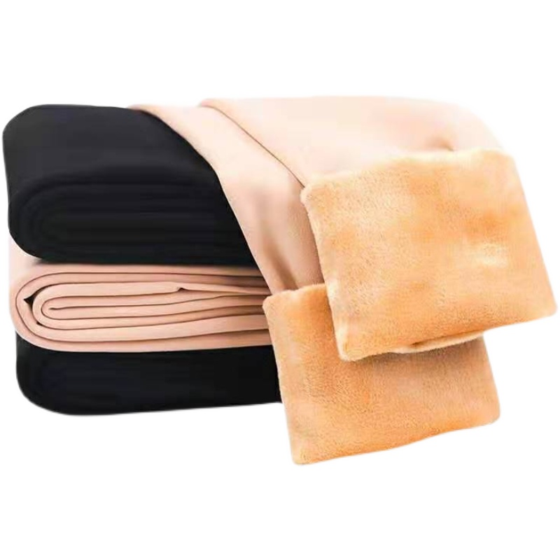 浪莎丝袜女加绒秋冬加厚打底裤内外穿肉色光腿春秋季裤袜裸感神器 - 图3