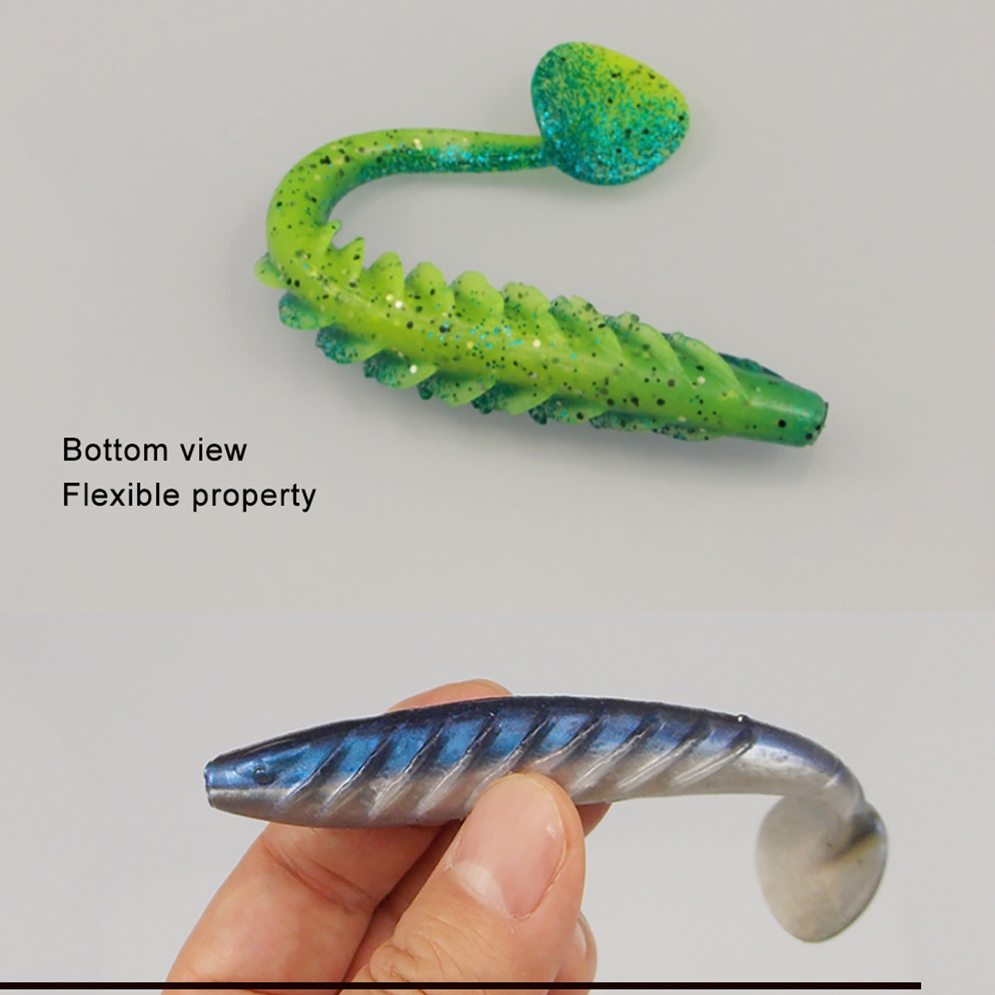 优质路亚假饵软饵T尾反螺纹扰流fishing lure Ripple Shad拟饵,淘宝优惠券,粉丝福利购,淘宝优惠卷