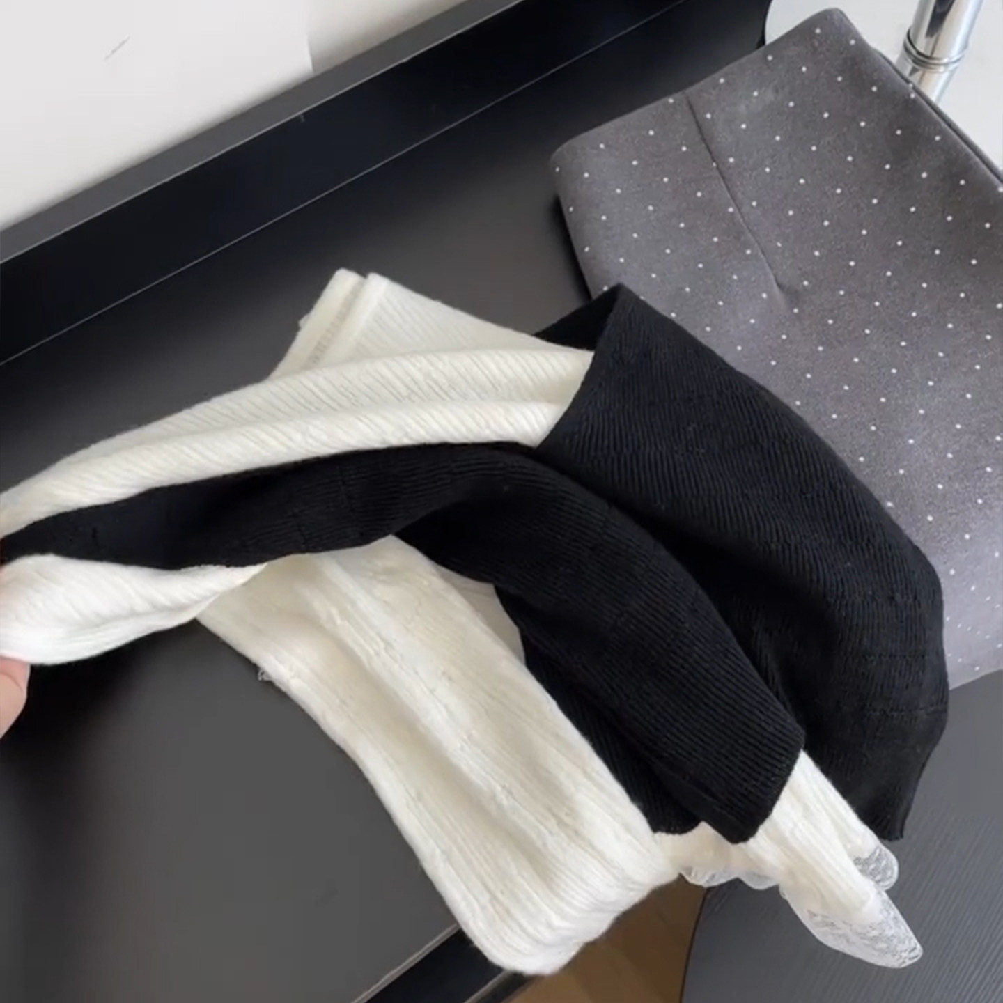 韩版假两件拼接时尚设计感小众叠穿背心修身显瘦长袖针织衫上衣女,淘宝优惠券,粉丝福利购,淘宝优惠卷