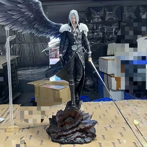 最终幻想7重制版FF7游戏周边PA改手办克劳德蒂法玩偶摆件公仔现货 - 图0