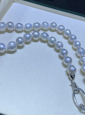 热卖糖纸极光白炫彩巴洛克淡水项链小众特别七夕节送礼好物