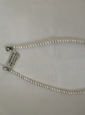 特价清货3.5-4mm天然淡水珍珠极光伴彩keshi全珠锁骨细小链条