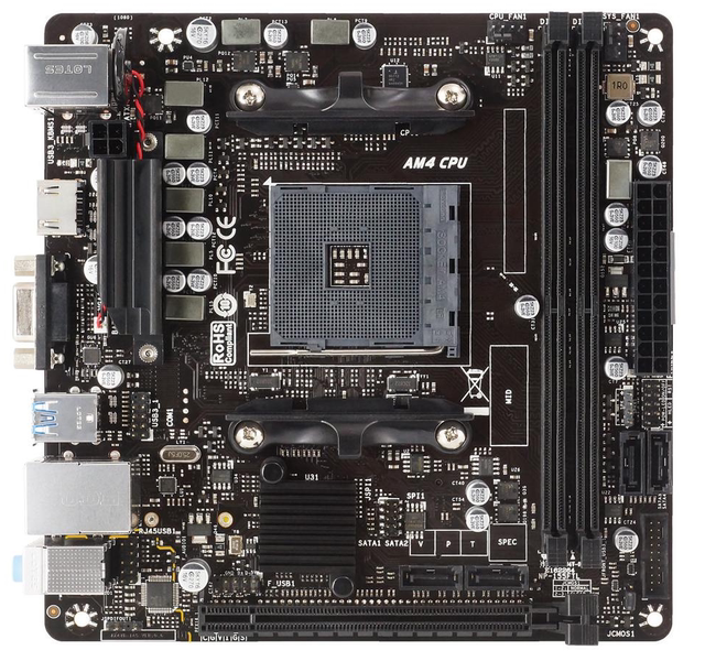 Biostar X470NHitx supports 5th generation Ryzen CPU