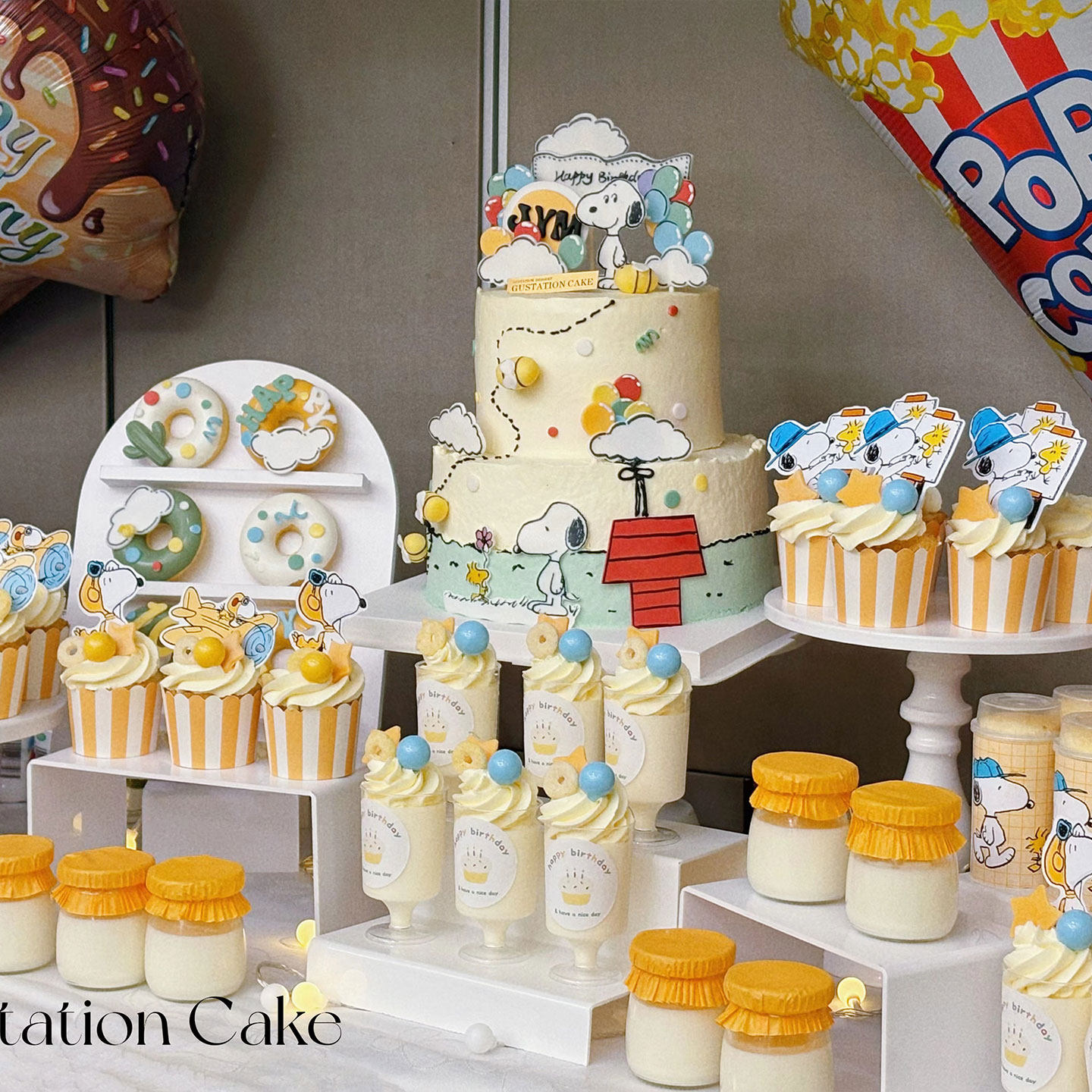 卡通动漫史努比儿童蛋糕装饰可爱狗狗插件插牌布荼歇甜品台布丁杯,淘宝优惠券,粉丝福利购,淘宝优惠卷