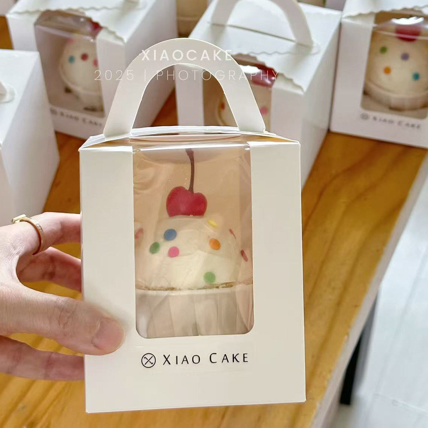 6.1儿童节韩系cupcake幼儿园小朋友可爱小樱桃纸杯蛋糕装饰手提盒,淘宝优惠券,粉丝福利购,淘宝优惠卷