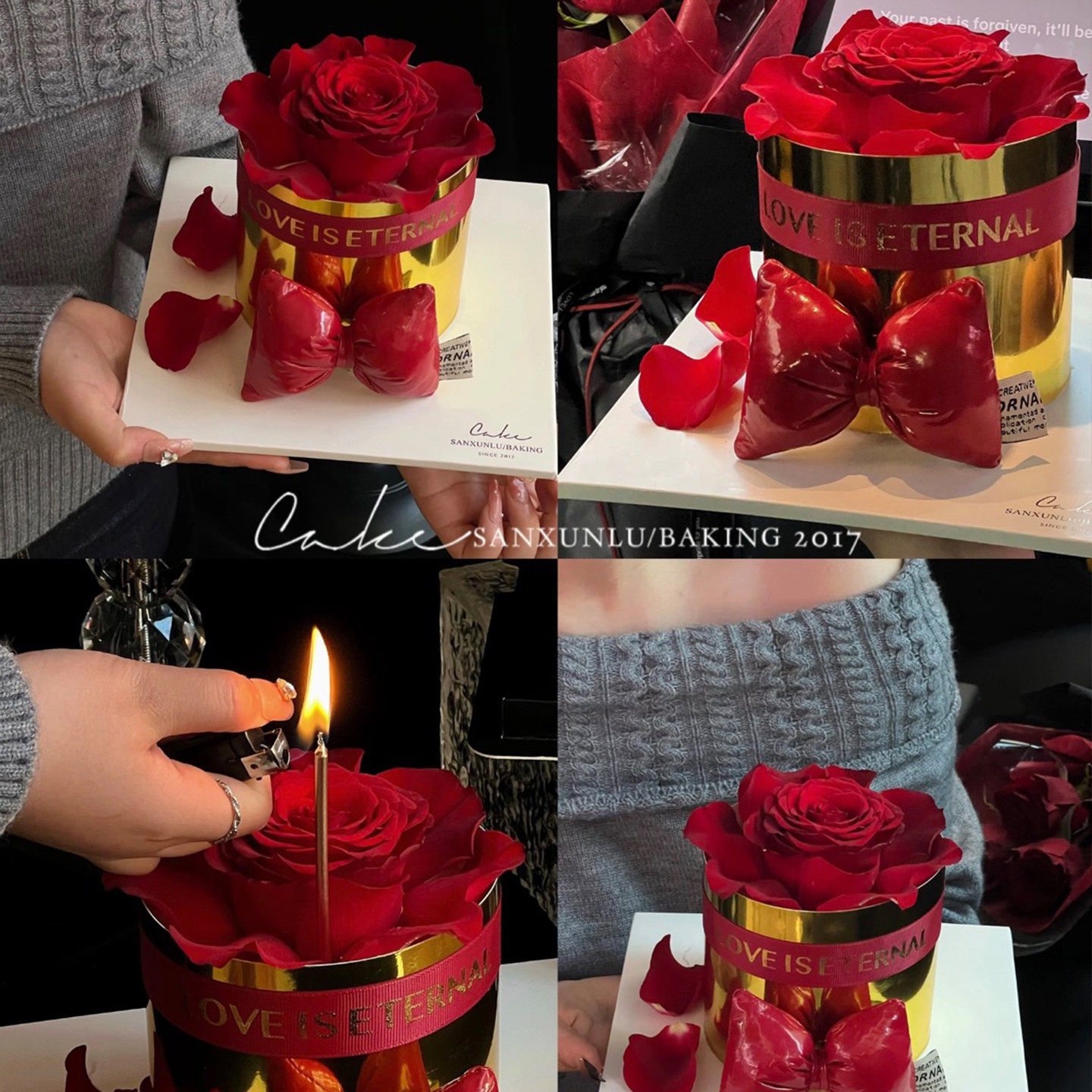 网红2.14情人节玫瑰花束许愿池纪念日蛋糕装饰情侣小熊信封爱心卡,淘宝优惠券,粉丝福利购,淘宝优惠卷