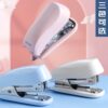 Deli mini stapler, macaron color, small stapler for students, convenient small stapler, multi-functional stapler, manual simple series, home office stapler, small stapler