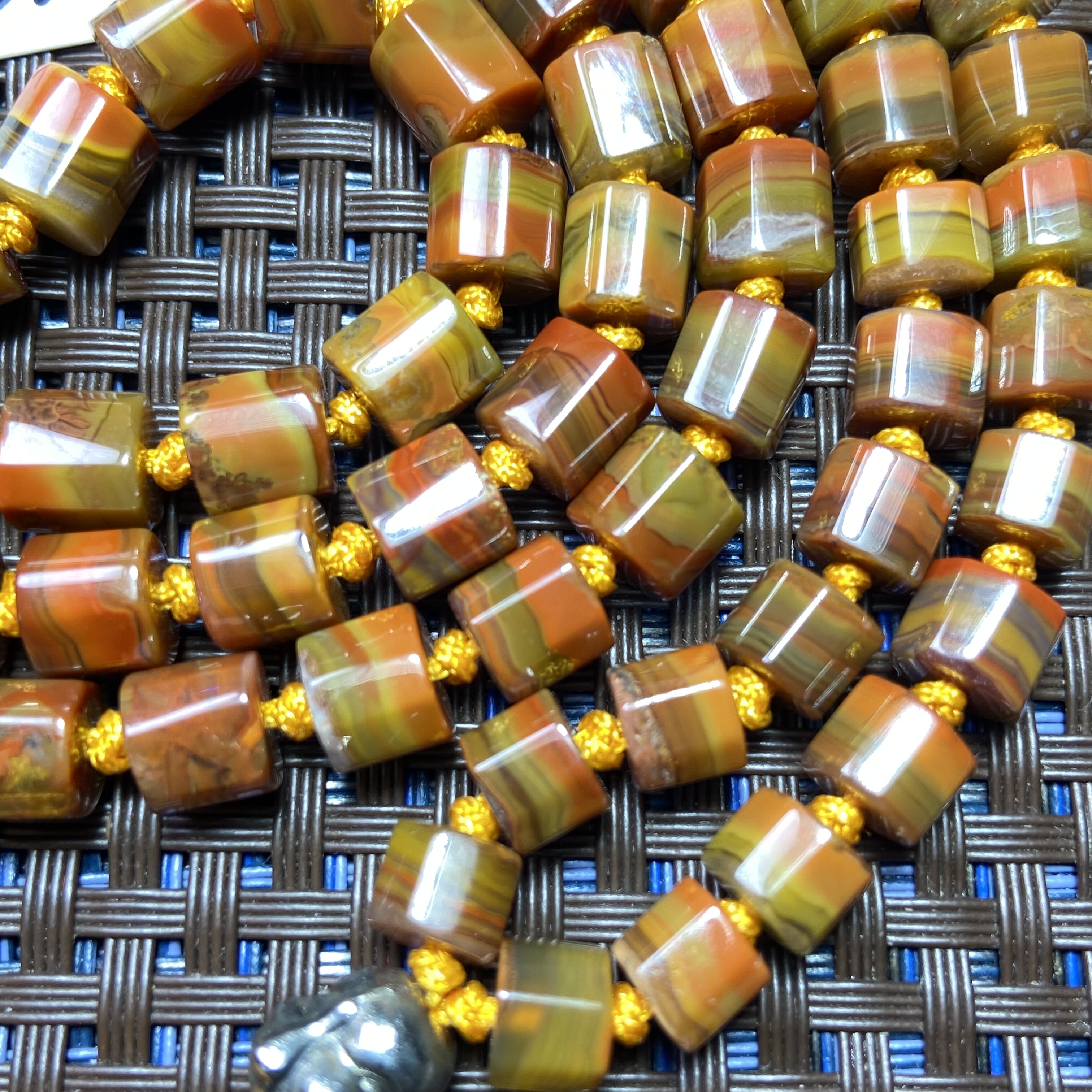 战国红玛瑙直径约7毫米108项链多圈手链大湾老料精品一物一图收藏 - 图2