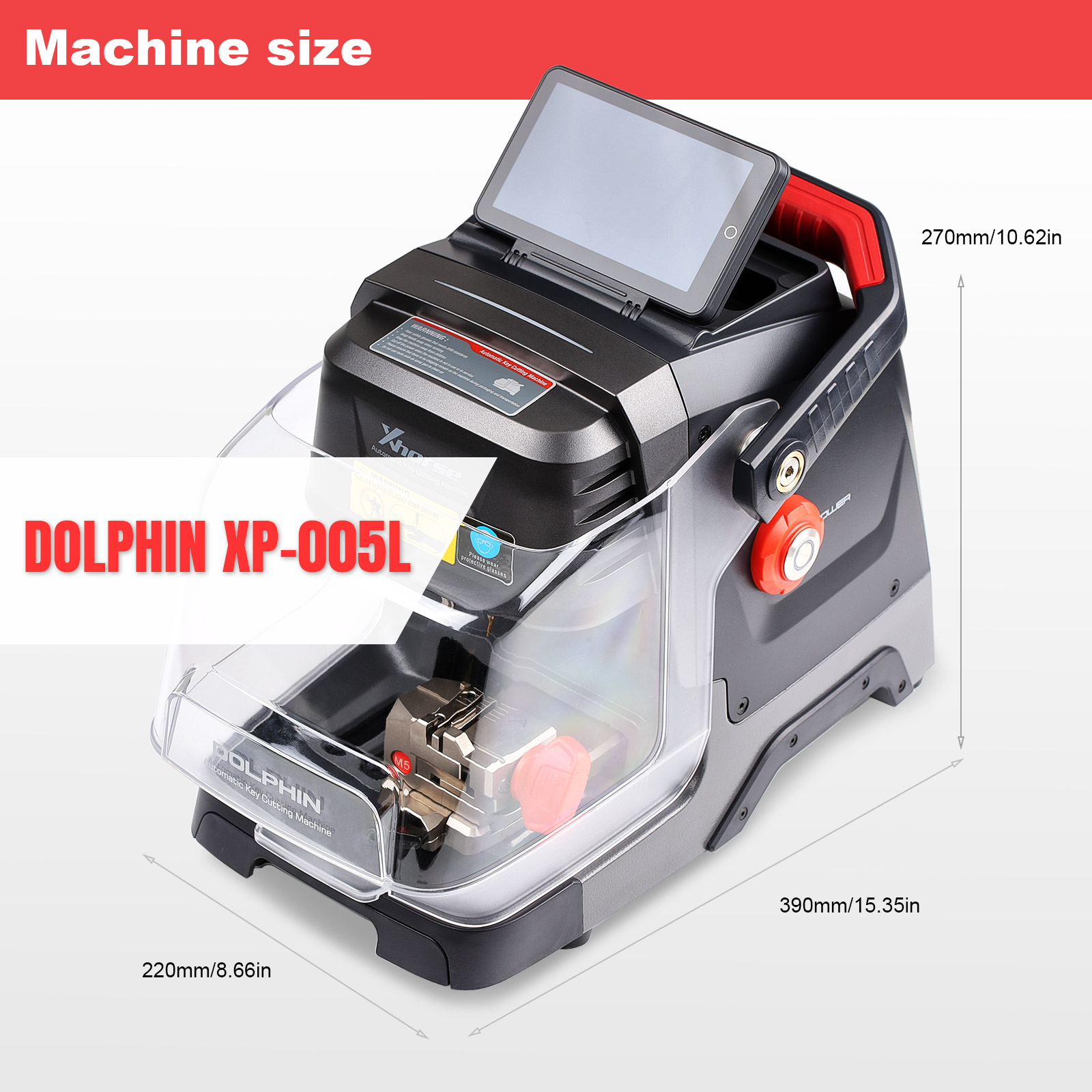 Xhorse Dolphin XP-005 XP005 L Key Cutting Machine 海豚数控机 - 图2