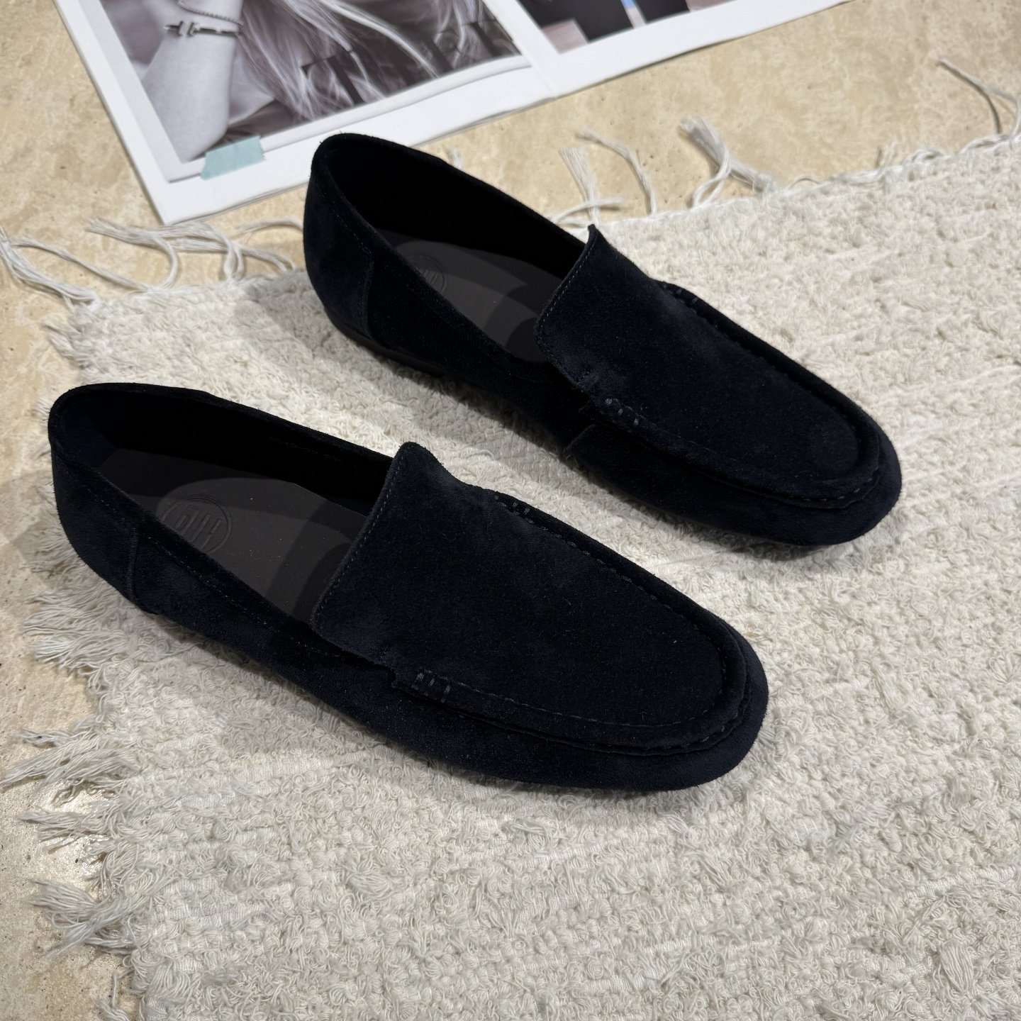 欧货欧洲站2026春季新款老钱风乐福鞋女圆头一脚蹬平底休闲豆豆鞋,淘宝优惠券,粉丝福利购,淘宝优惠卷