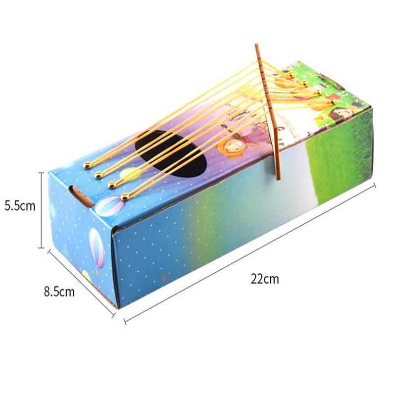 八弦琴科学实验玩具声音科技小制作手工材料包小牛顿奇妙的四弦琴 - 图0