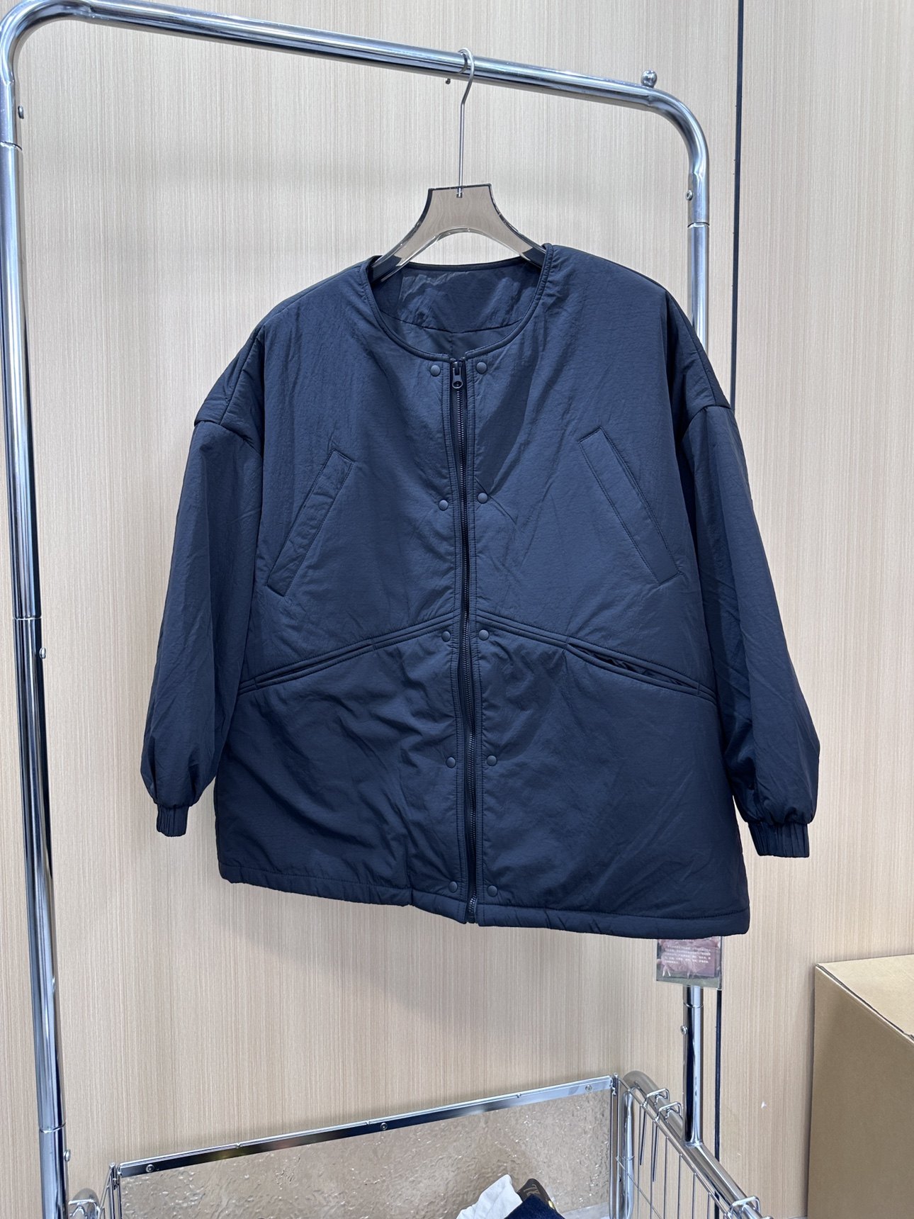 白云推荐~羊毛绒~圆领排扣大口袋棉服女冬季保暖休闲加厚外套棉服,淘宝优惠券,粉丝福利购,淘宝优惠卷