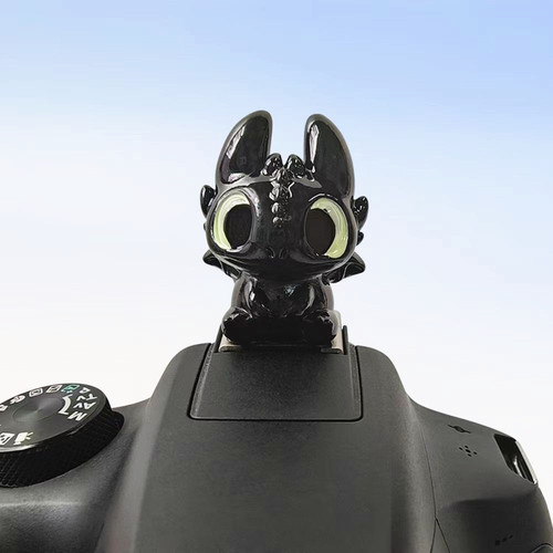 适用索尼ZVE10 A7R5 A7M4 A7C2热靴盖卡通无牙仔A6700 A7S3 ZV1M2 - 图2