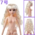 60cm mô phỏng lớn Barbie búp bê khỏa thân bé dressup đồ chơi 3d thực tế mắt búp bê hộp quà tặng để gửi giày - Búp bê / Phụ kiện