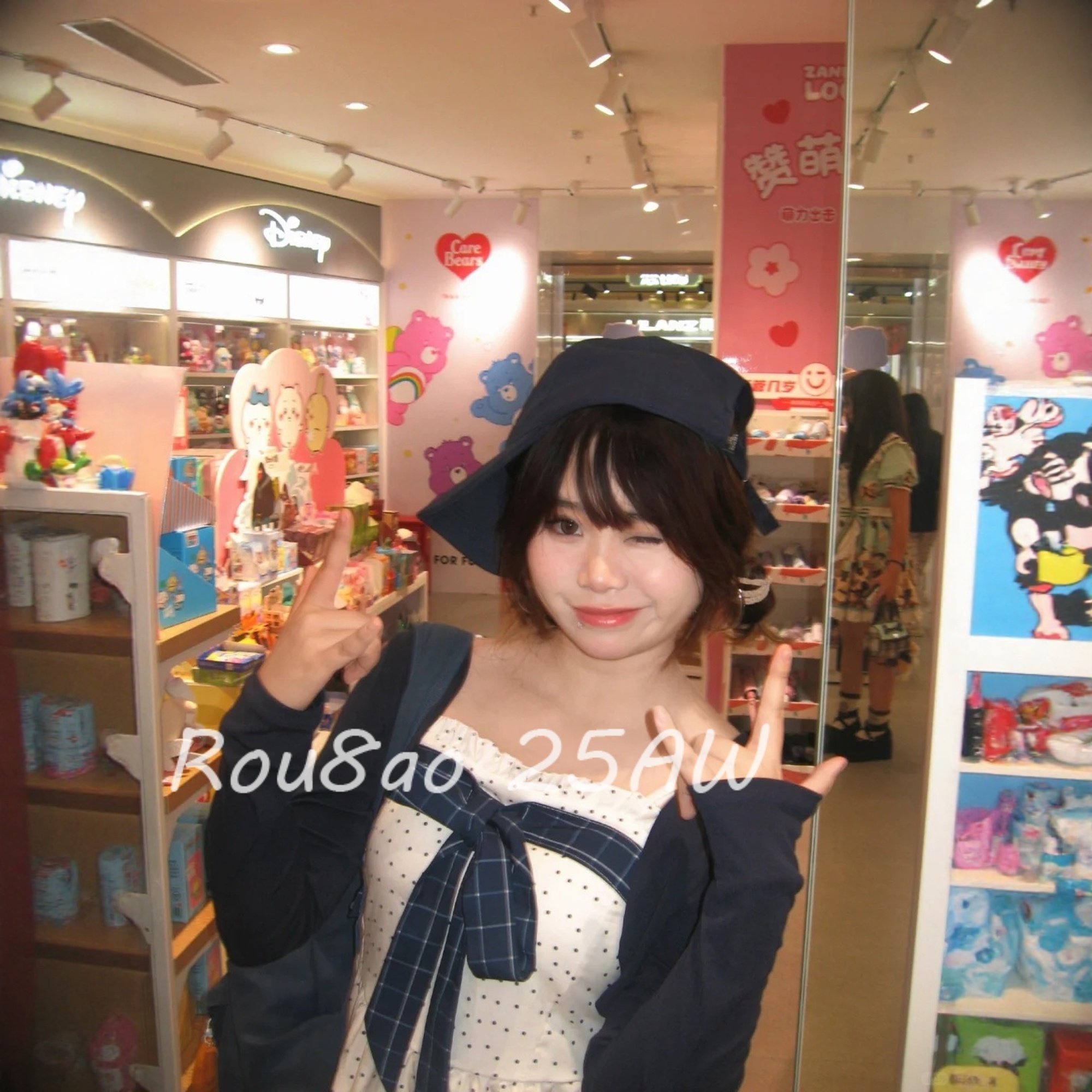 Rou8ao微胖大码女装韩系蝴蝶结波点吊带针织开衫两件套慵懒风显瘦,淘宝优惠券,粉丝福利购,淘宝优惠卷