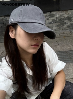 极简系列 设计感加大加宽棒球帽氛围感纯色显脸小鸭舌帽简约百搭