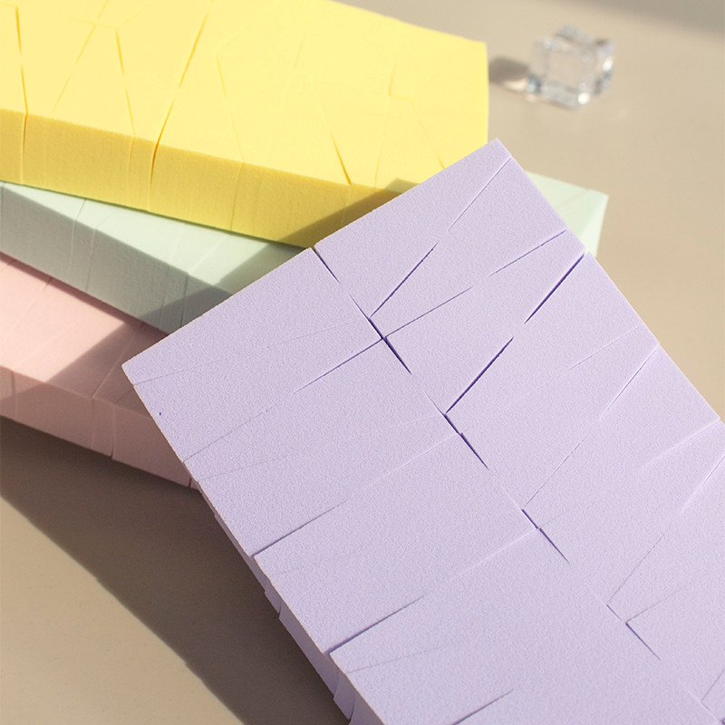 日抛96切三角粉扑不吃粉超软化妆海绵彩妆块干湿两用一次性美妆蛋,淘宝优惠券,粉丝福利购,淘宝优惠卷