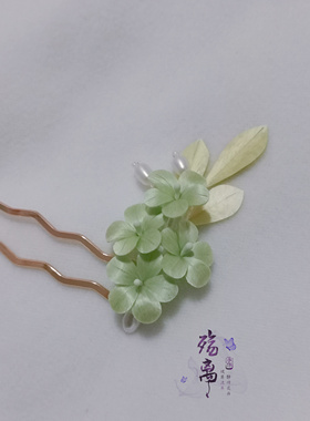 殇离手作发梳蚕丝线可爱日常