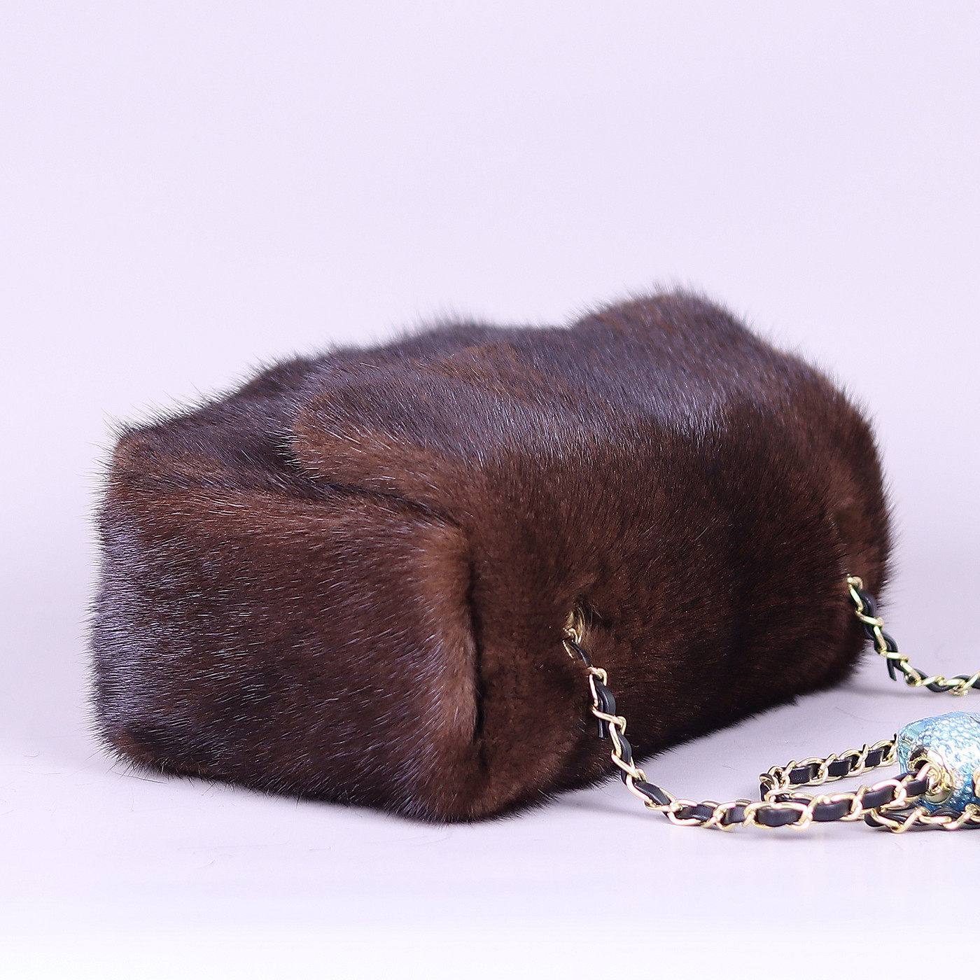 秋冬单肩斜挎水貂包女皮草包真皮毛毛包女小香风链条毛绒包貂皮包,淘宝优惠券,粉丝福利购,淘宝优惠卷