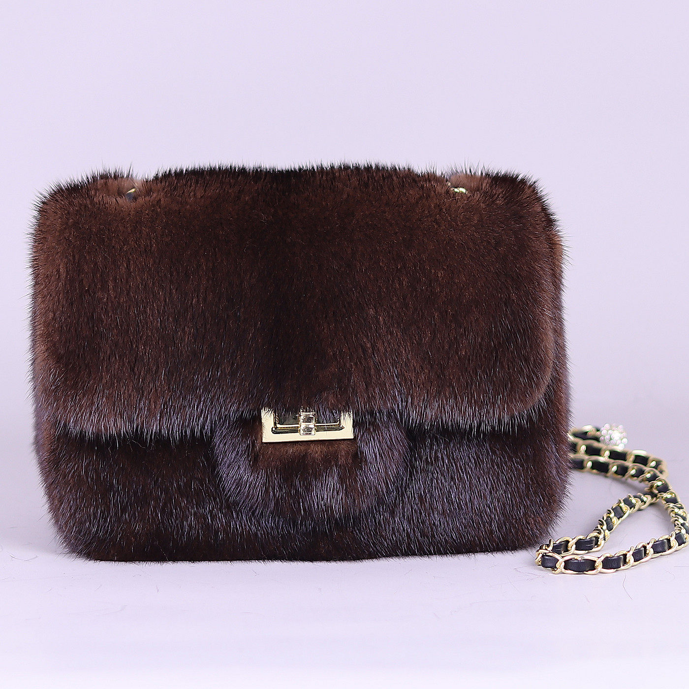 秋冬单肩斜挎水貂包女皮草包真皮毛毛包女小香风链条毛绒包貂皮包,淘宝优惠券,粉丝福利购,淘宝优惠卷