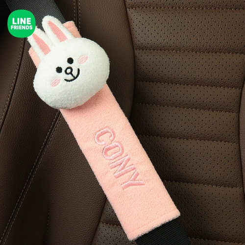 Line friends, ремень безопасности, милый мультяшный защитный чехол