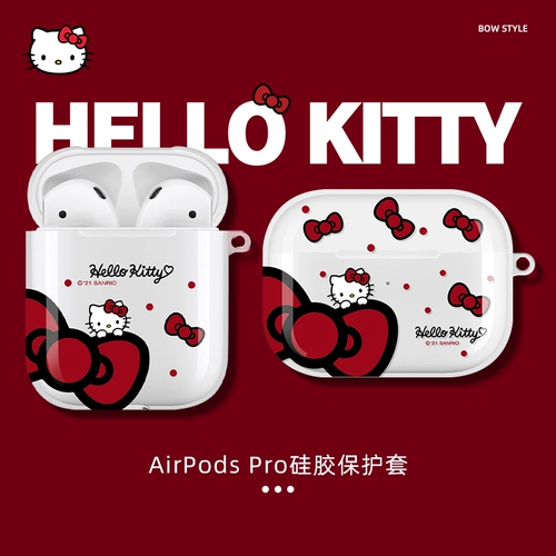 Hello Kitty, hello kitty, apple, прозрачный защитный чехол, наушники, pro2
