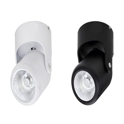 led明装射灯背景墙万向可调cob筒灯画廊聚光灯5w10w吸顶式免开孔 - 图3