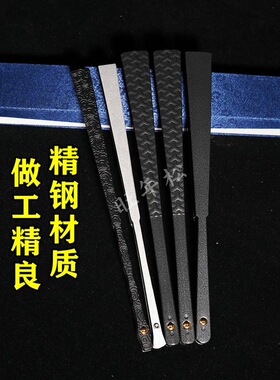 【龙虎山】师傅亲笔手绘绢布折扇精钢扇传统手工绘制国风摆件