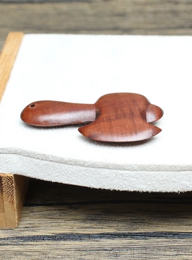 雷击枣木斧头挂件吊坠道家法器随身配饰老料深色精雕手工打磨