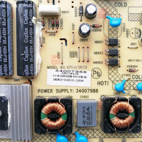 原装康佳LED46X5000D电源板KPS+L120C3 35016459 34007988 - 图1