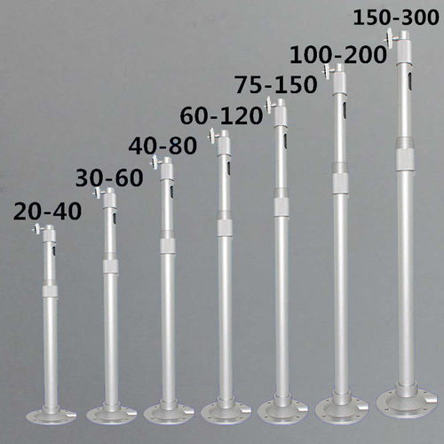 监控摄像头机吊装万向加长杆延长半球壁装伸缩侧装铝合金枪机支架 - 图2