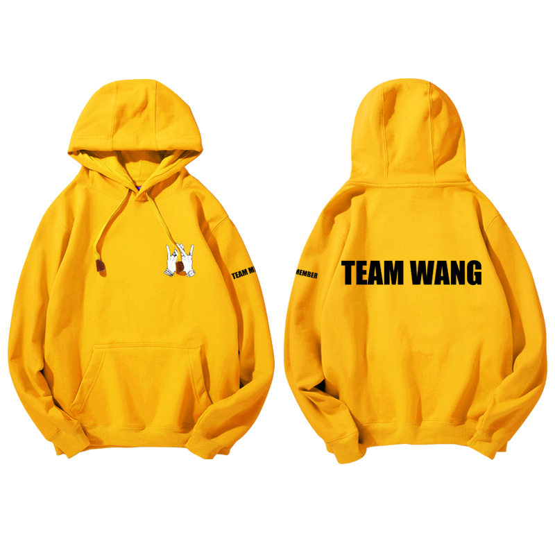 王嘉尔同款got7新款teamwang套头 dnaag卫衣