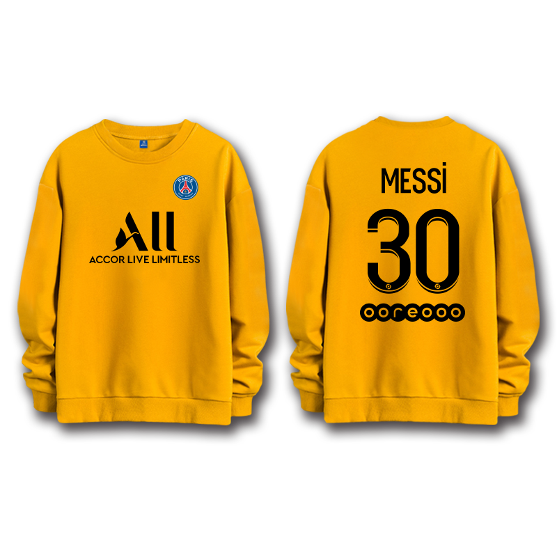 可定制巴黎圣日耳曼球王梅西卫衣 dnaag卫衣