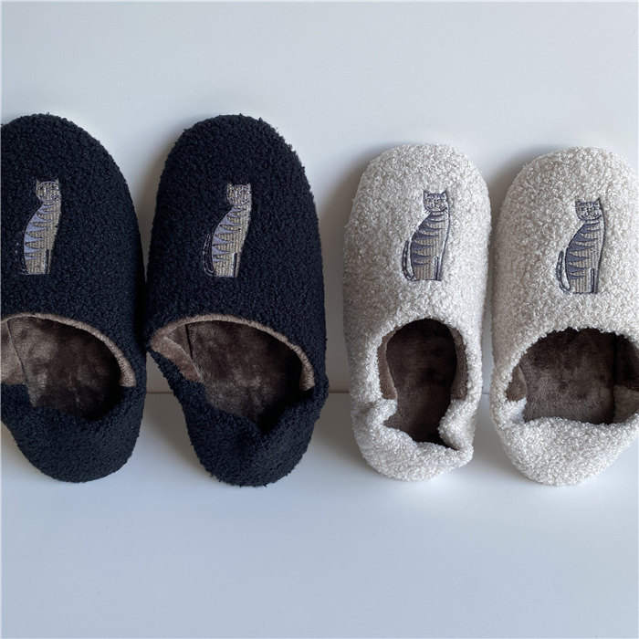 包邮日系包头包脚跟加绒保暖猫咪秋冬新品男士女士情侣居家鞋拖鞋,淘宝优惠券,粉丝福利购,淘宝优惠卷