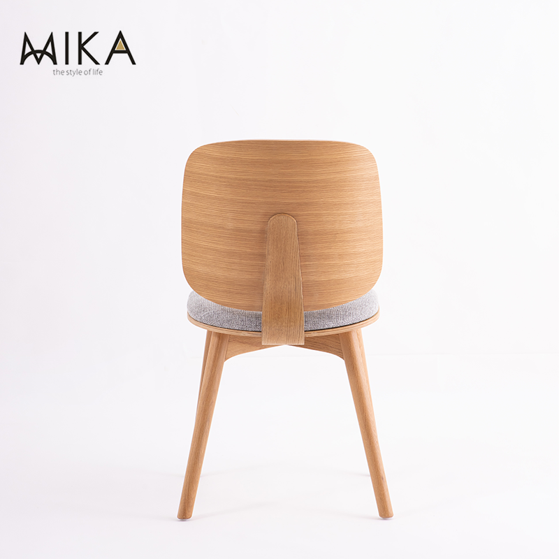 北欧风格设计师餐椅民宿椅子艺术极简家用实木现代简约舒适餐椅-图2