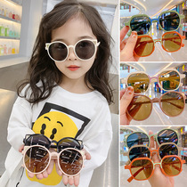 Children sunglasses Han version Girls sunglasses Girl Tide Fashion Mens Baby Sunscreen Sunglasses