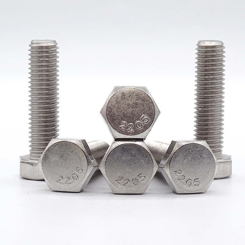 2205外六角螺丝双相不锈钢S31803高强度8.8级耐腐蚀F60螺栓螺杆 - 图1
